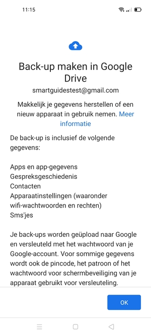 Selecteer OK