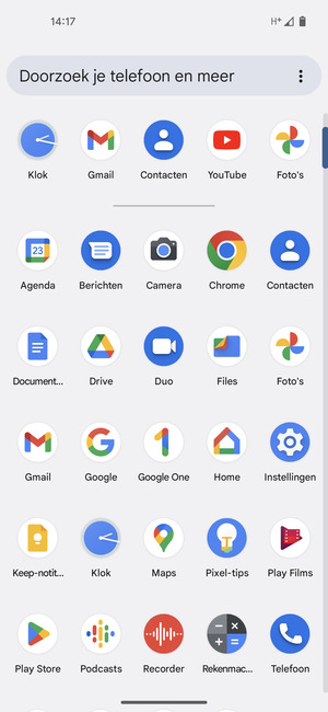 Selecteer Gmail