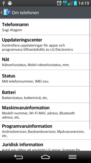 Välj Uppdateringscenter