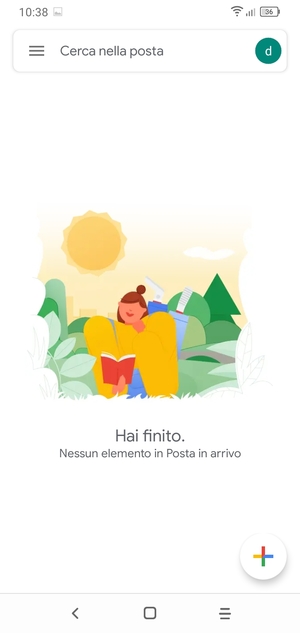 Il tuo Gmail è pronto per l'uso