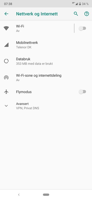 Velg Mobilnettverk