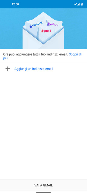 Seleziona Aggiungi un indirizzo e-mail