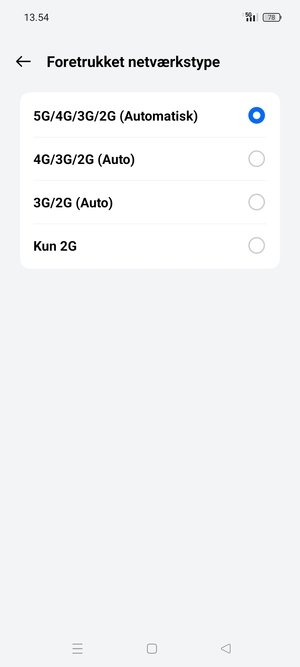 Vælg din foretrukne mulighed