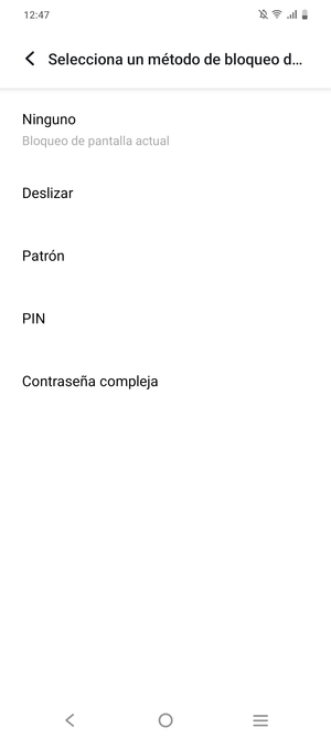 Seleccione Patrón