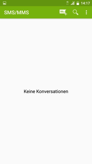 Wählen Sie die Menü-Taste