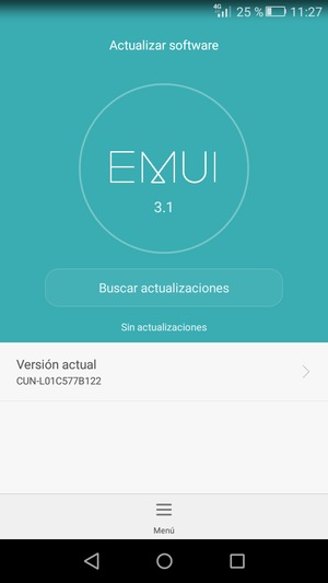 Seleccione Buscar actualizaciones