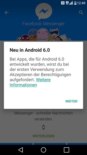 Wählen Sie WEITER