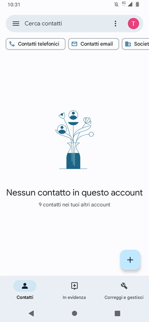 Seleziona Correggi e gestisci