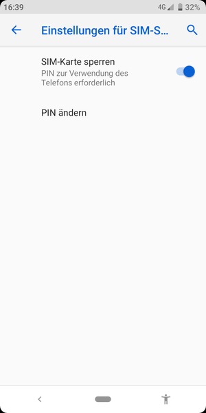 Wählen Sie PIN ändern