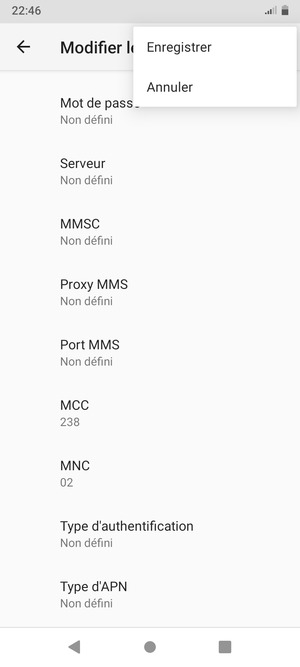 Sélectionnez Enregistrer