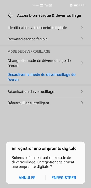 Sélectionnez ANNULER