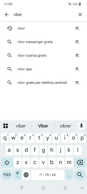 Inserisci il nome dell'app e seleziona Ricerca