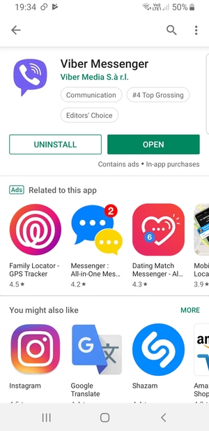 Select OPEN