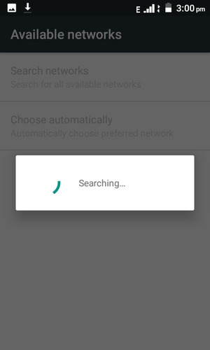 Wait for the search to finish
