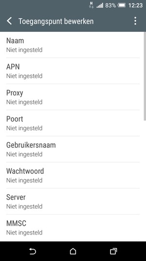 Voer mms-gegevens in