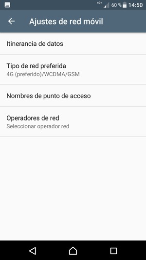Seleccione Nombres de punto de acceso