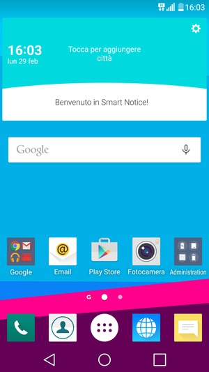 Seleziona Play Store