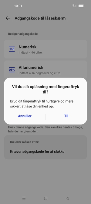 Vælg din foretrukne mulighed