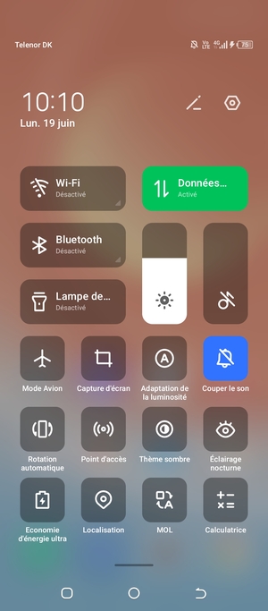 Sélectionnez Adaption de la luminosité