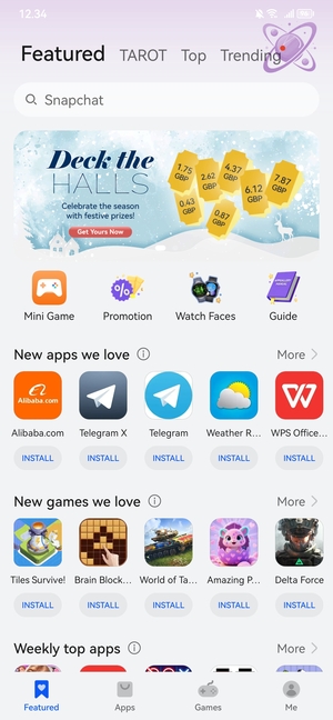 Select the Search bar