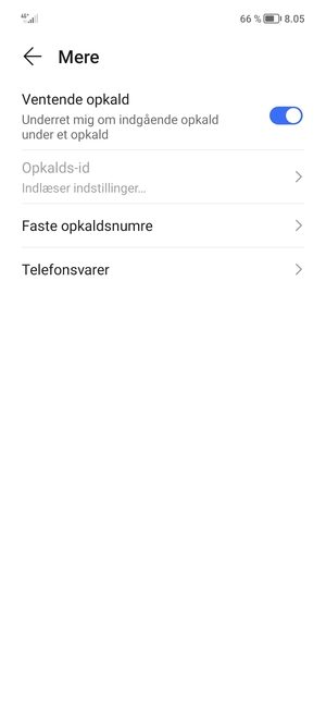 Vælg Telefonsvarer