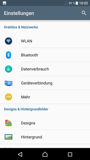 Wählen Sie Mehr