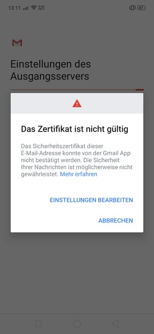 Wählen Sie EINSTELLUNGEN BEARBEITEN