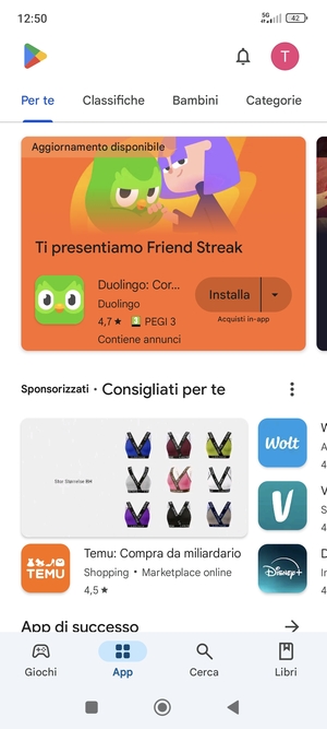 Seleziona Cerca
