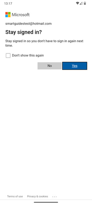 Select your preferred option
