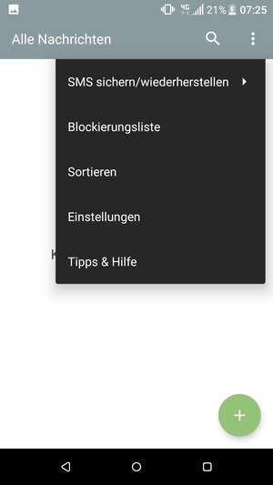 Wählen Sie Einstellungen