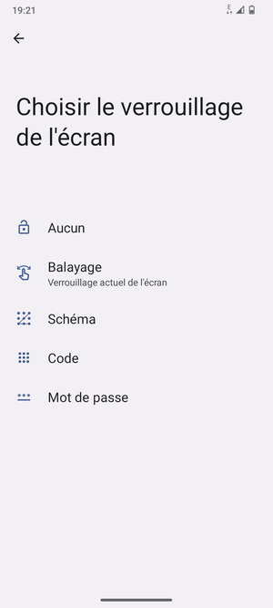 Sélectionnez Schéma