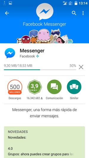 Espere a que el proceso de instalación finalice