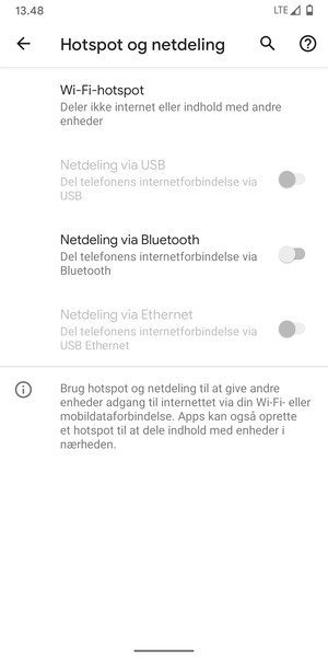 Vælg Wi-Fi-hotspot