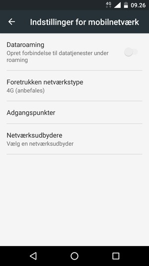 Vælg Adgangspunkter