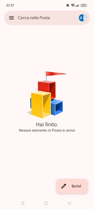 Il tuo account è pronto per l'uso