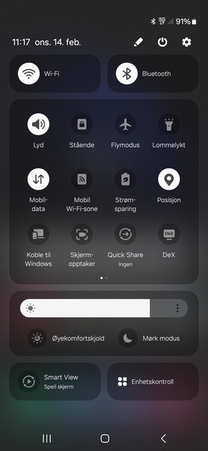 Slå av Wi-Fi og Bluetooth