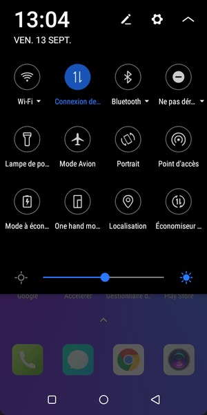 Pour désactiver le Mode à économie d'energie