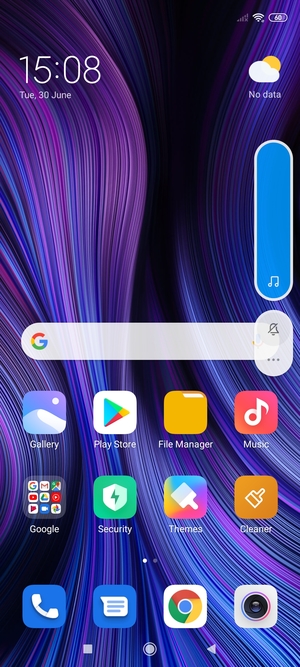 Continue to press to take the volume down to the required level