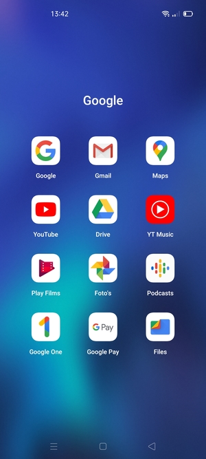 Selecteer Gmail
