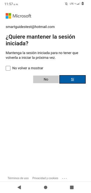 Seleccione la opción deseada