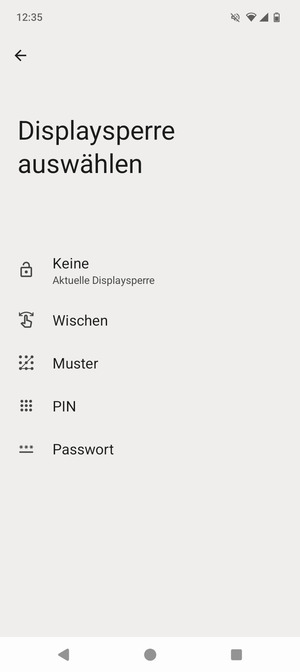 Wählen Sie Muster