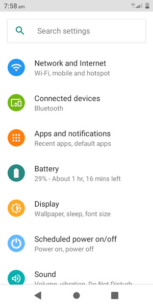 Select Network and Internet