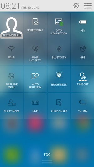 Select Auto brightness