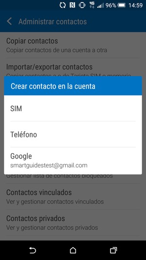 Seleccione Google