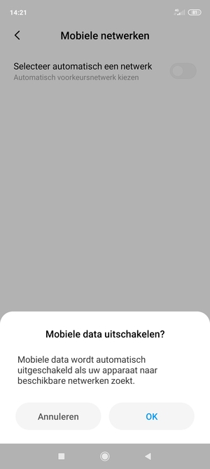 Selecteer OK