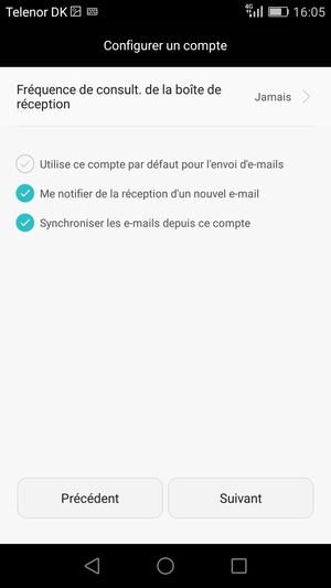 Sélectionnez Suivant