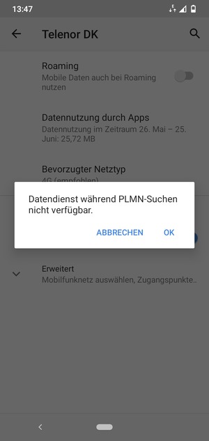 Wählen Sie OK
