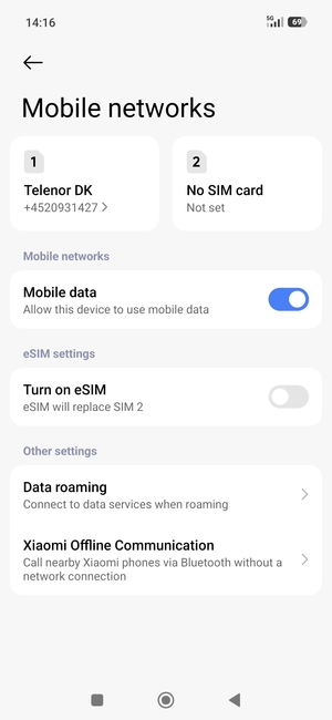 To change network if network problems occur,  select Public