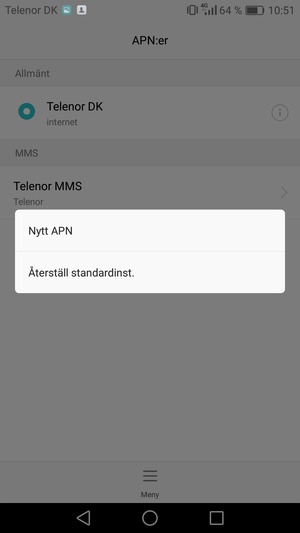 Välj Återställ standardinst.