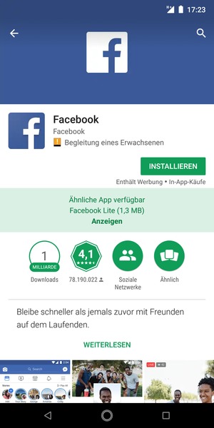 Wählen Sie INSTALLIEREN